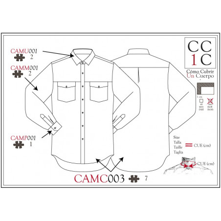 Camisa CAMC003